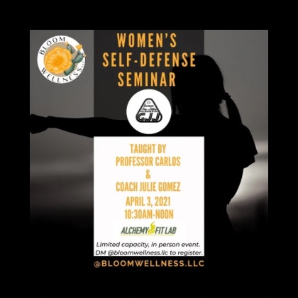 Women's Self-Defense flyer