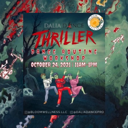 Thriller Dance Workshop flyer